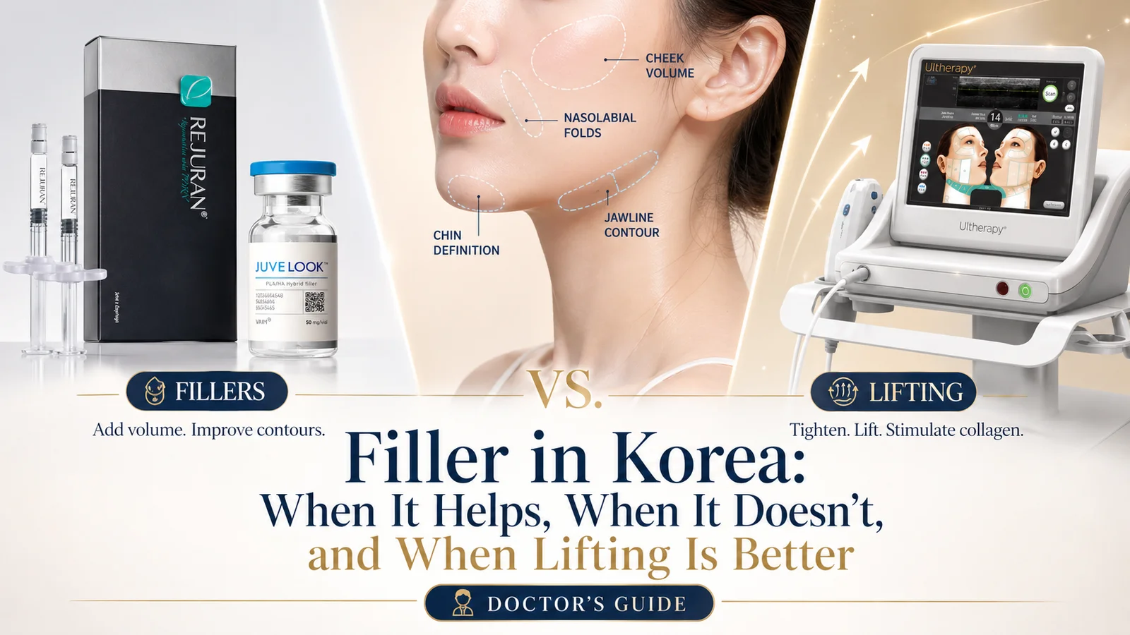 韓国でのフィラー:役立つとき、役立たないとき、リフティングの方が良いとき