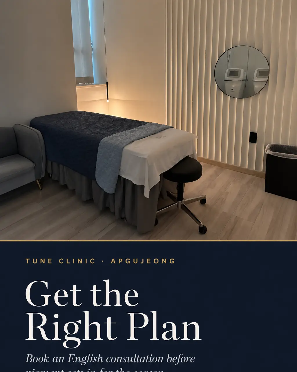 Get the Right Plan — Book an English consultation before pigment sets in for the season