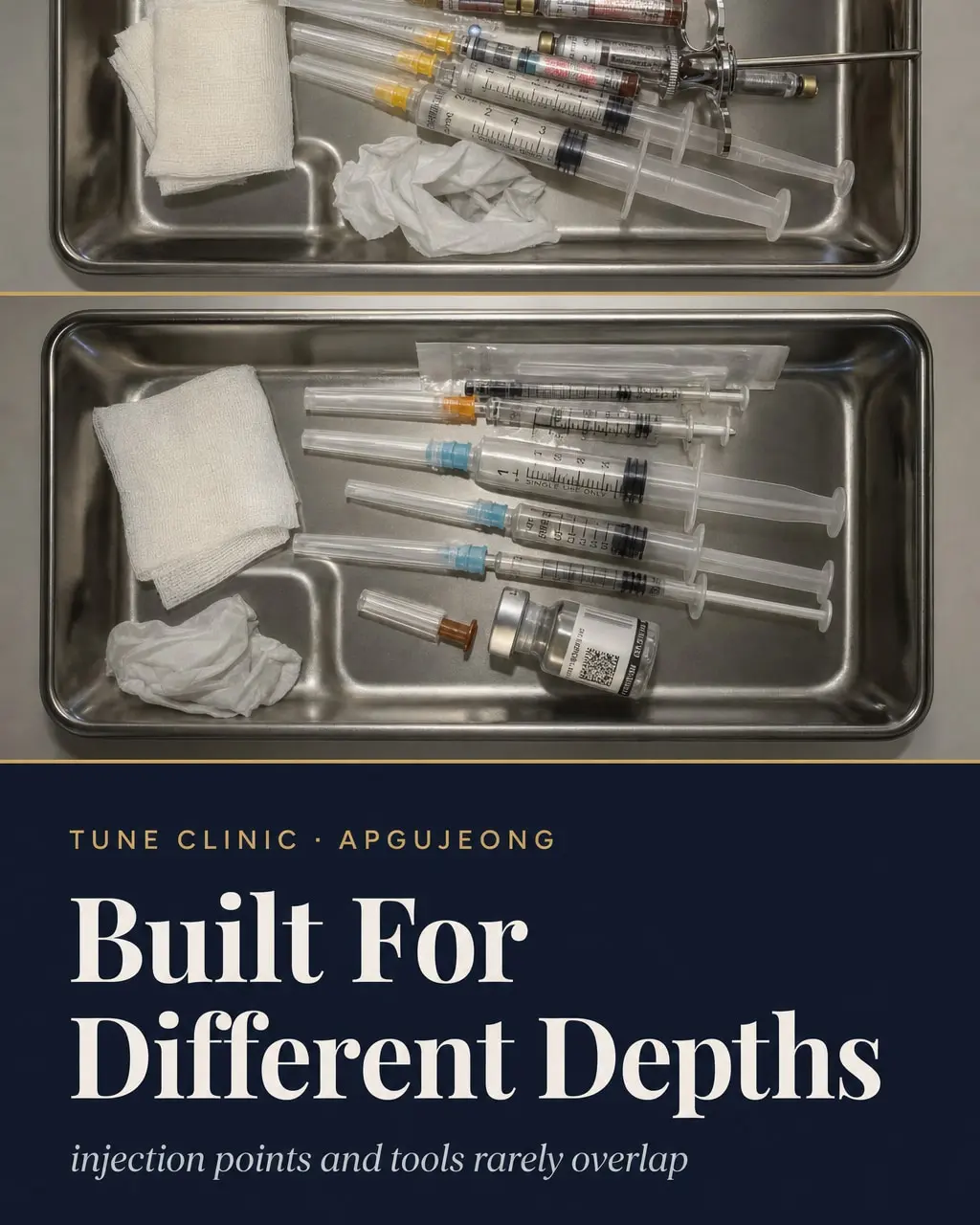 Built For Different Depths — injection points and tools rarely overlap