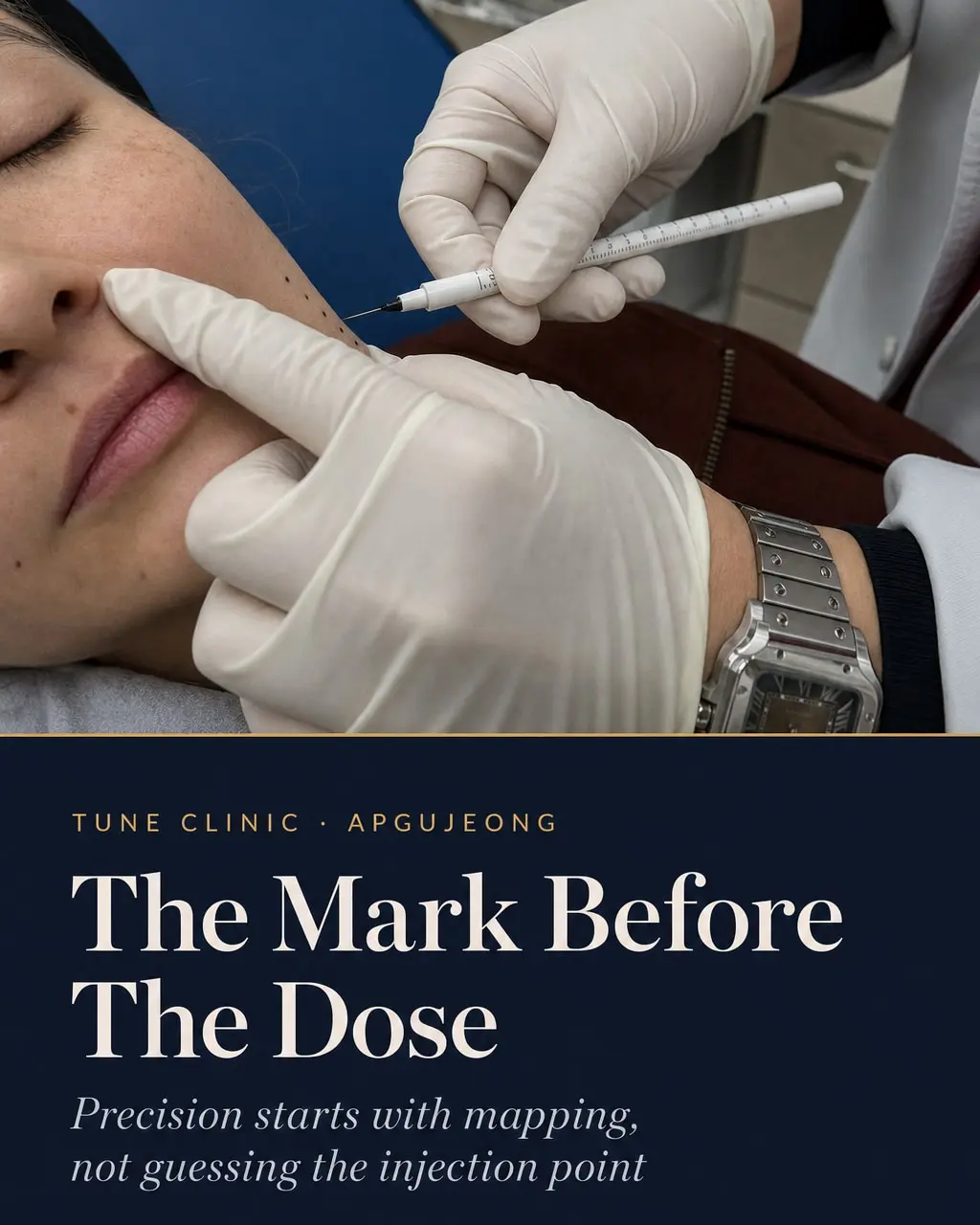 The Mark Before The Dose — Precision starts with mapping, not guessing the injection point