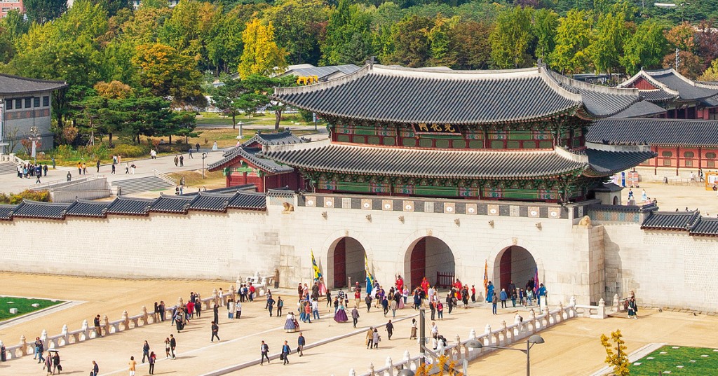Gyeongbokgung Palace in central Seoul