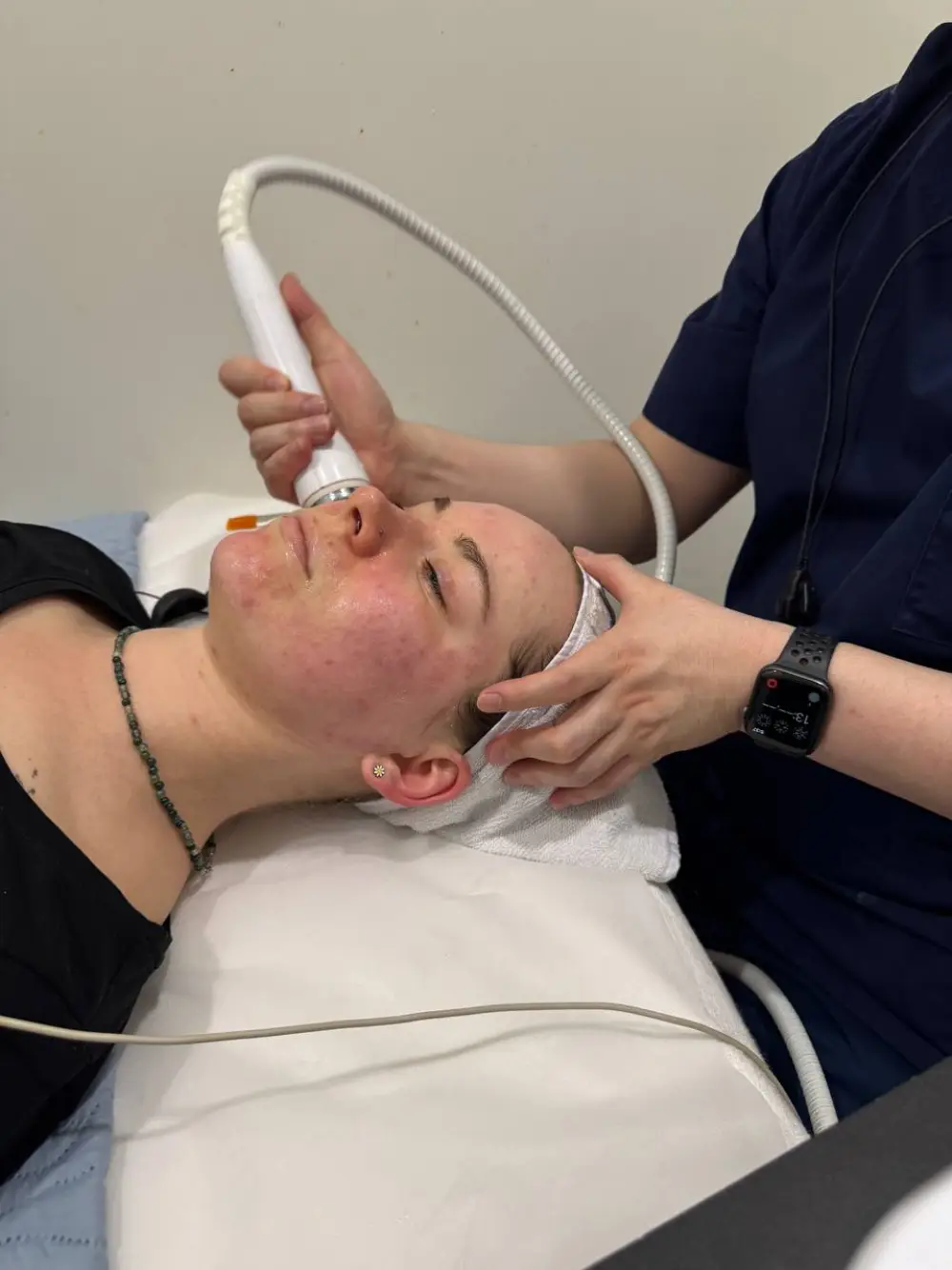 Skin care session at Tune Clinic — 2
