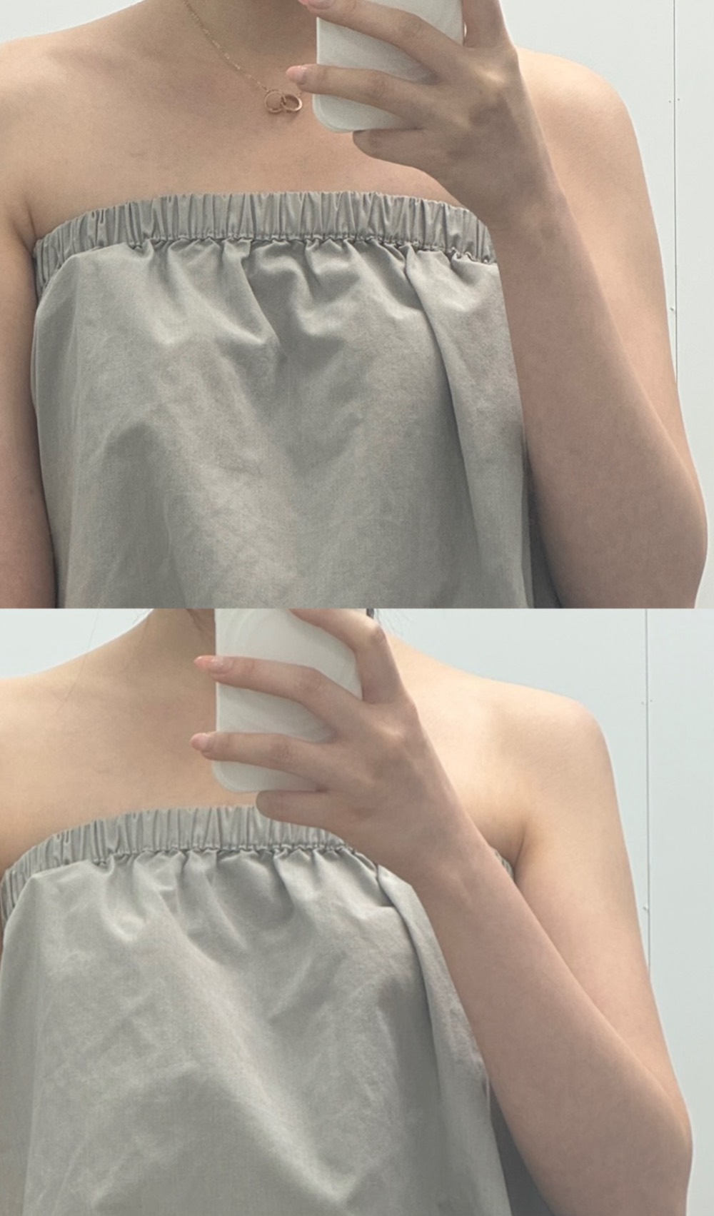 Before and after — Shoulder Line Filler